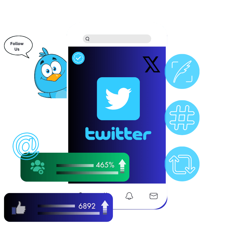 twitter (X) growth service